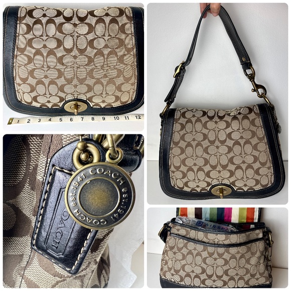 Coach | Bags | Coach 207 Vintage Vachetta Legacy Signature